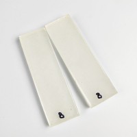 Накладки смола "Дымка" полупрозрачный белый (130х40х8 мм)