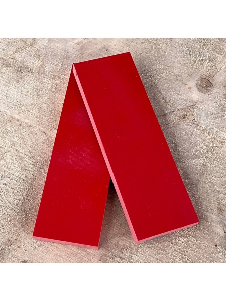 Накладки G10 USA, червоні (8*40*125 мм)