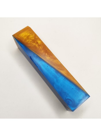 Смола брусок "UA-EPOXY" діагональ, золотий