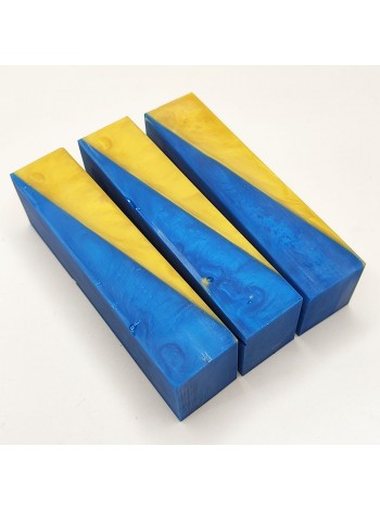 Смола брусок "UA-EPOXY" діагональ, жовтий