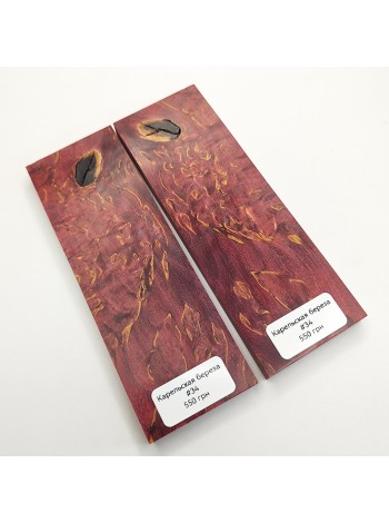 Накладки карельська береза №34