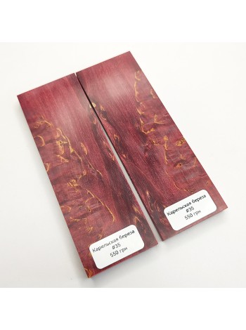 Накладки карельська береза №35