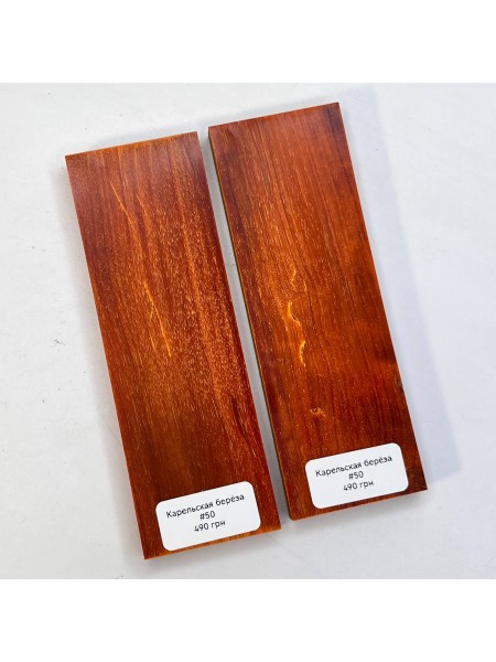 Накладки карельська береза №50