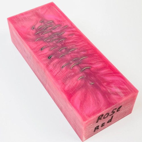 Ялинова шишка в епоксидній смолі (Roze Red)