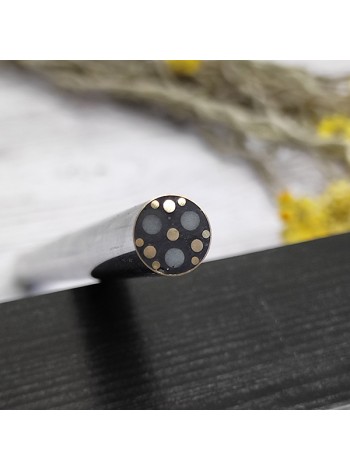 Пин 10 мм мозаичный (D10-X1) люмино зеленый