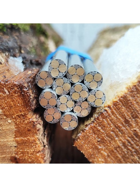 Пин 7 мм декор (мод. D7-9M), 60 мм