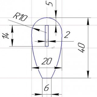 Спец 40х20 мм