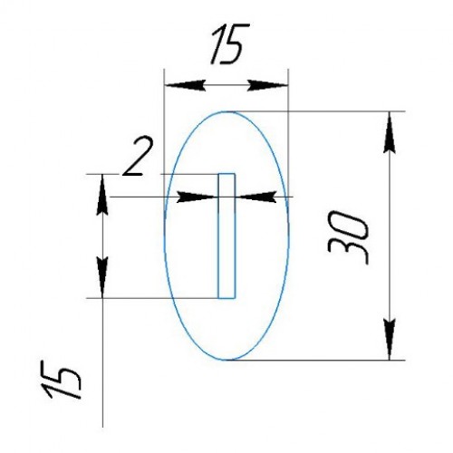 Проставка "Спец №3" латунь, 4 мм