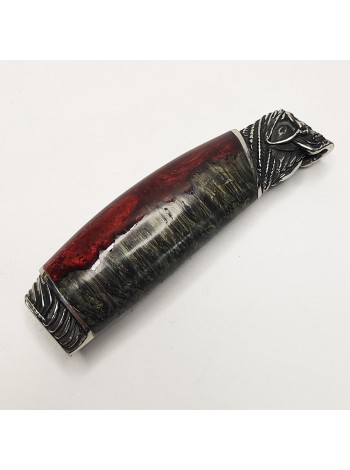 Руків'я "Череп" №2 гібрид, біла бронза