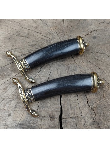 Руків'я "Хіршфангер" дуб стаб., латунь