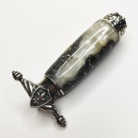 Руків'я для кинджалу "Монарх" міні №2, гібрид, біла бронза