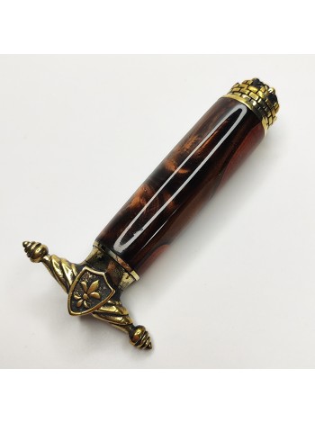 Руків'я для кинджалу "Монарх" міні №3, гібрид, латунь