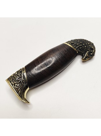 Руків'я "Птах" №2, венге стаб. латунь