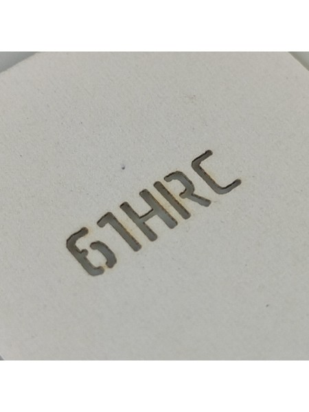 Трафарет для травления "61HRC", 3 мм