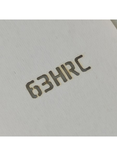 Трафарет для травления "63HRC", 2 мм