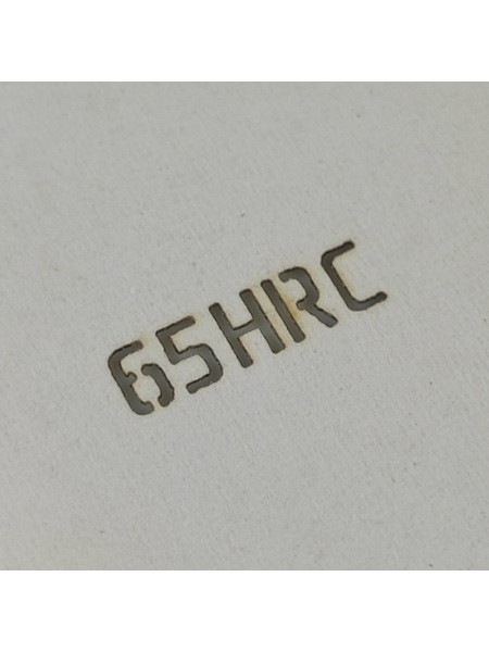 Трафарет для травления "65HRC", 2 мм