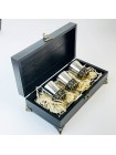 Чарки авторські "Монарх", 3 шт, латунь