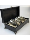 Чарки авторські "Мисливець", 3 шт, латунь