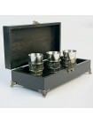 Чарки авторські "Мисливець", 3 шт, латунь