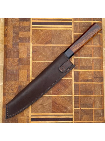 Ножни шкіряні для ножа "Кіріцукі 1" L, коричневі