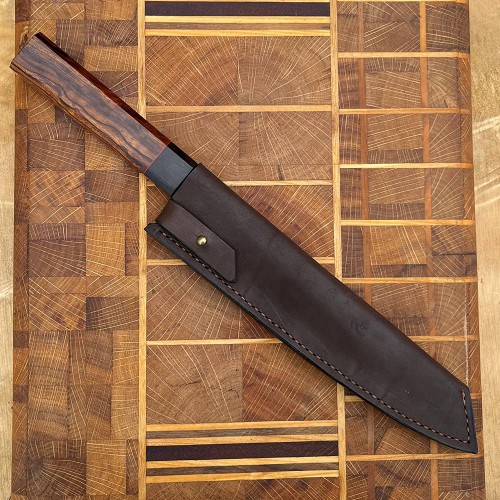 Ножни шкіряні для ножа "Кіріцукі 1" L, коричневі