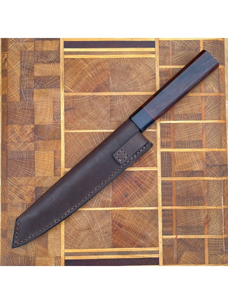 Ножни шкіряні для ножа "Кіріцукі 1" M, коричневі