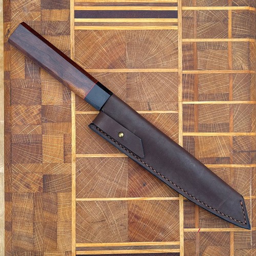 Ножни шкіряні для ножа "Кіріцукі 1" M, коричневі