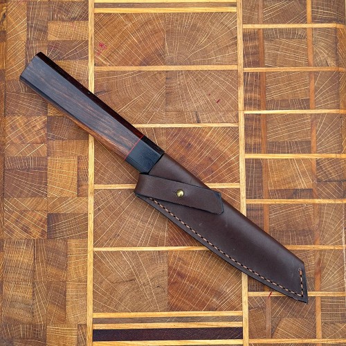 Ножни шкіряні для ножа "Кіріцукі 1" S, коричневі