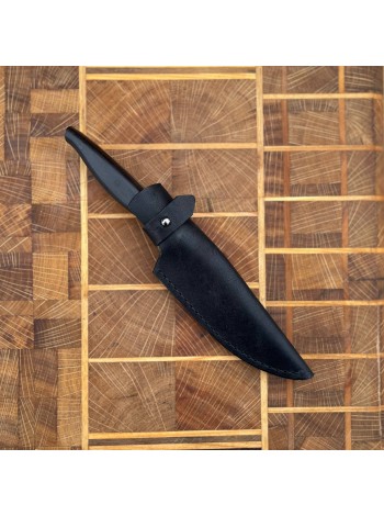 Ножни шкіряні для ножа "Кухня" S, чорні
