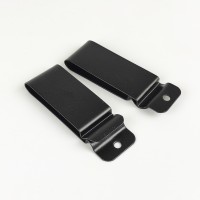 Скоба (кліпса) для чохла, чорна, 23*70 мм