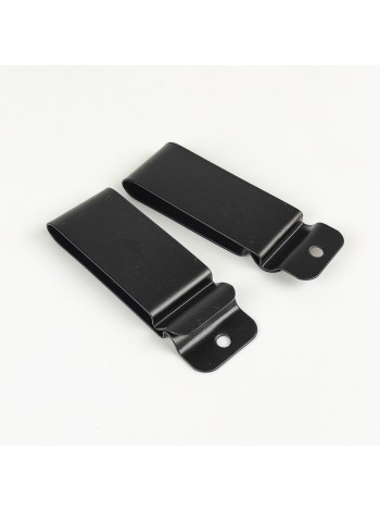 Скоба (кліпса) для чохла, чорна, 23*70 мм