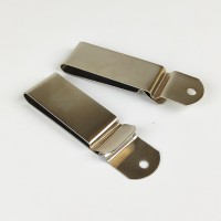 Скоба (кліпса) для чохла, нікель, 22*82 мм