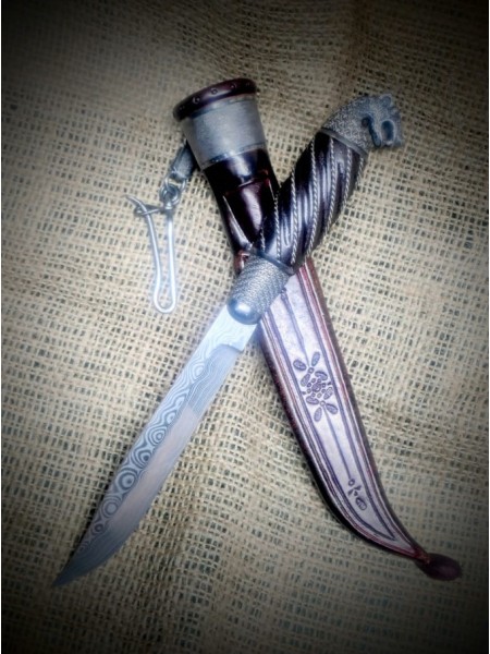 "Палісандрова" фінка авторська, срібло