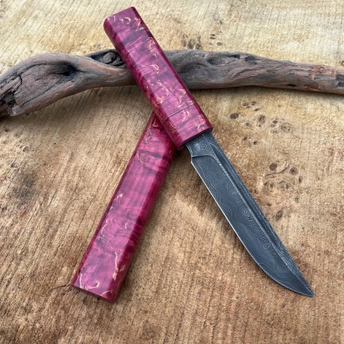 Ніж "Фінка дамаск", дерев'яні ножни (FDN-17)