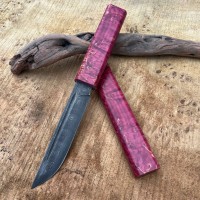 Ніж "Фінка дамаск", дерев'яні ножни (FDN-17)