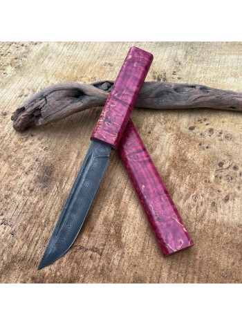 Ніж "Фінка дамаск", дерев'яні ножни (FDN-17)