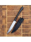 Ножни шкіряні для ножа "Гостренький", чорні