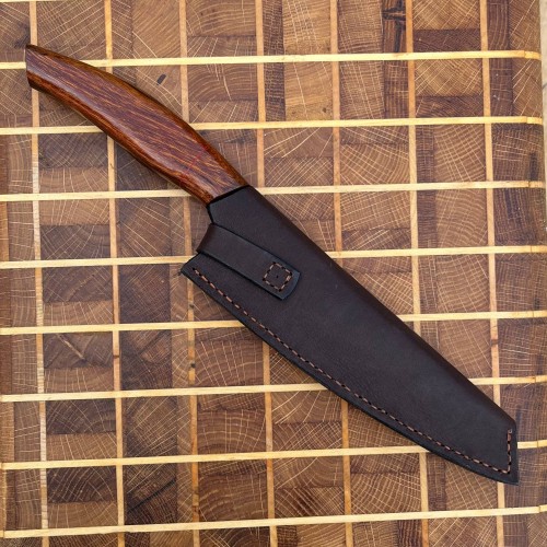 Ножни шкіряні для ножа "Грузія" L, коричневі