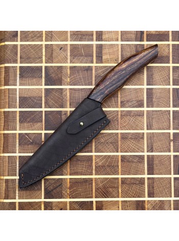 Ножни шкіряні для ножа "Грузія" M, коричневі