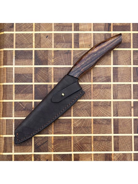 Ножни шкіряні для ножа "Грузія" M, коричневі
