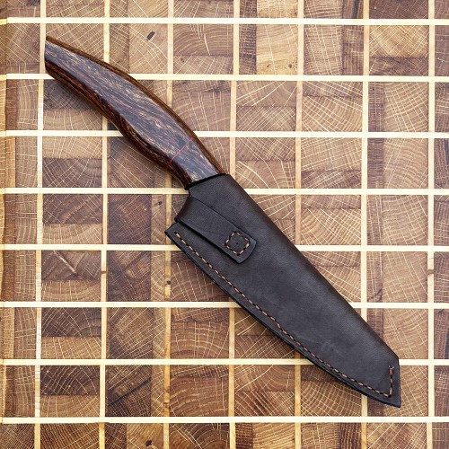 Ножни шкіряні для ножа "Грузія" M, коричневі