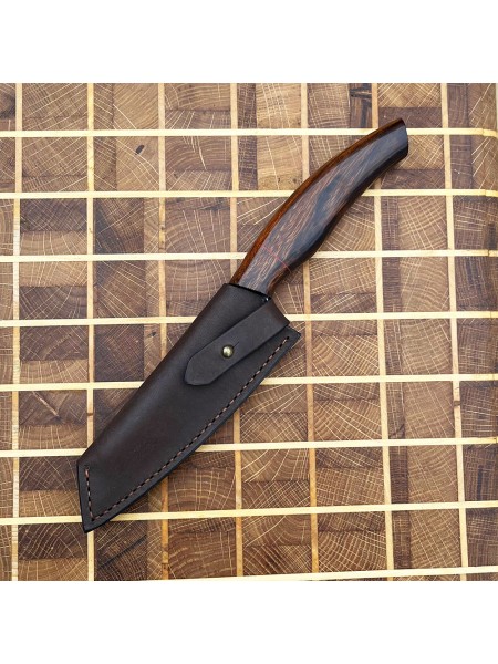 Ножни шкіряні для ножа "Грузія" S, коричневі