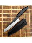 Ножни шкіряні для ножа "Грузія" L, чорні