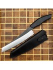 Ножни шкіряні для ножа "Грузія" XL, чорні