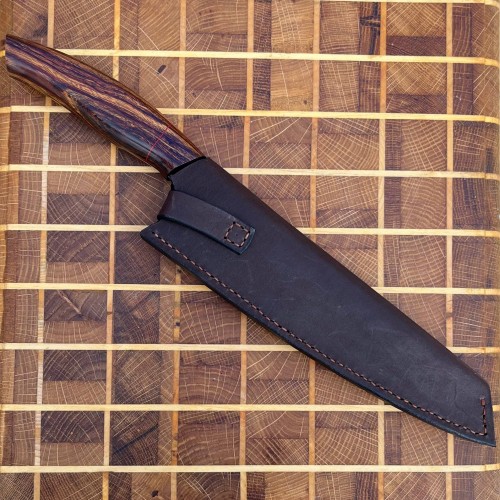 Ножни шкіряні для ножа "Грузія" XL, коричневі