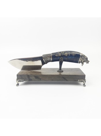 "Ведмідь" ніж ручної роботи з підставкою