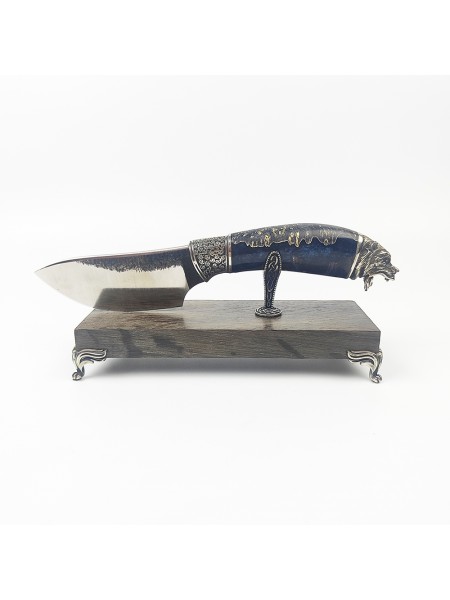 "Ведмідь" ніж ручної роботи з підставкою