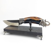 "Слон" ніж ручної роботи з підставкою (вик. 1)