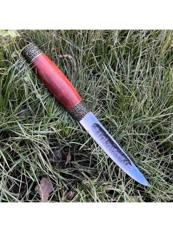 Ніж "Якут Преміум №8", шкіряні авторські ножни