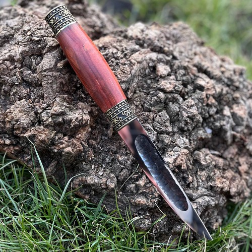 Ніж "Якут Преміум №8", шкіряні авторські ножни